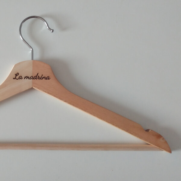 Perchas Personalizadas Padrino y Madrina - Imagen 3