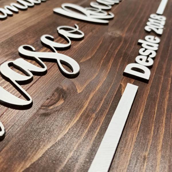 Carteles de madera personalizados - Imagen 2