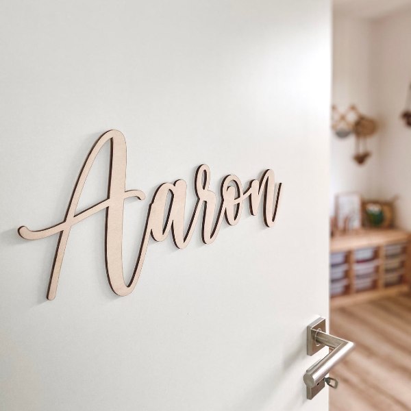 Nombres de madera para pared - Imagen 3