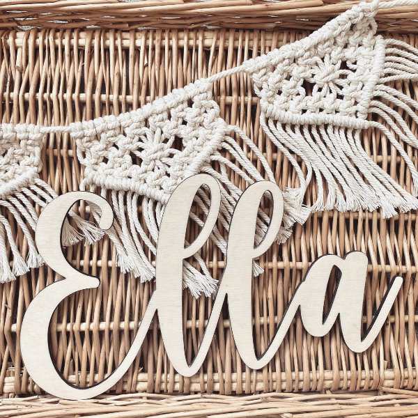 Nombres de madera para pared - Imagen 2